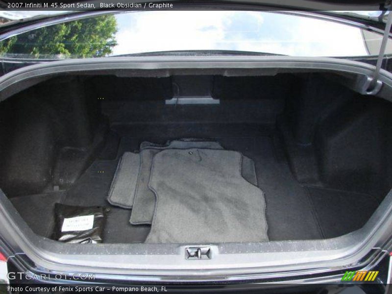 Black Obsidian / Graphite 2007 Infiniti M 45 Sport Sedan