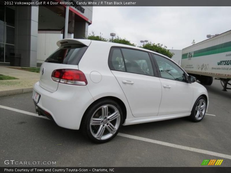 Candy White / R Titan Black Leather 2012 Volkswagen Golf R 4 Door 4Motion