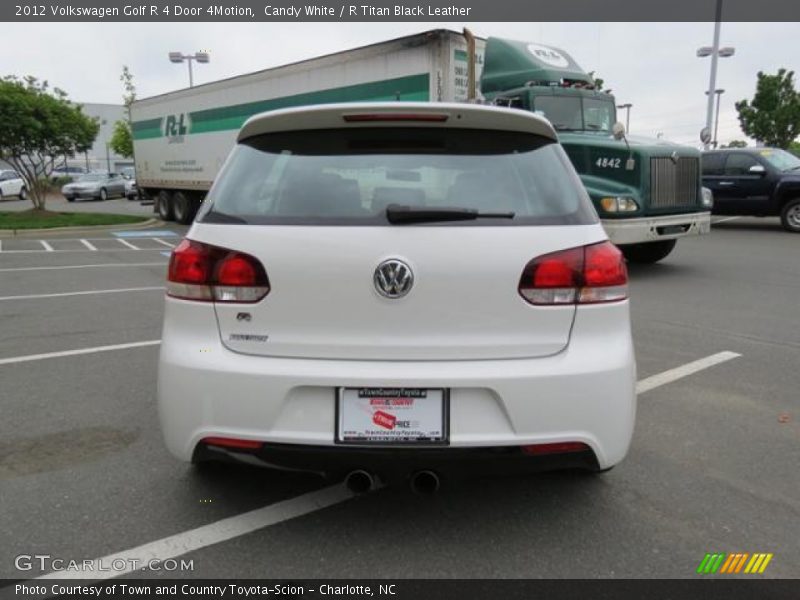 Candy White / R Titan Black Leather 2012 Volkswagen Golf R 4 Door 4Motion