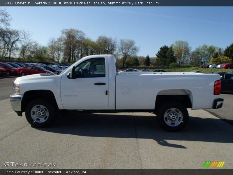 Summit White / Dark Titanium 2013 Chevrolet Silverado 2500HD Work Truck Regular Cab