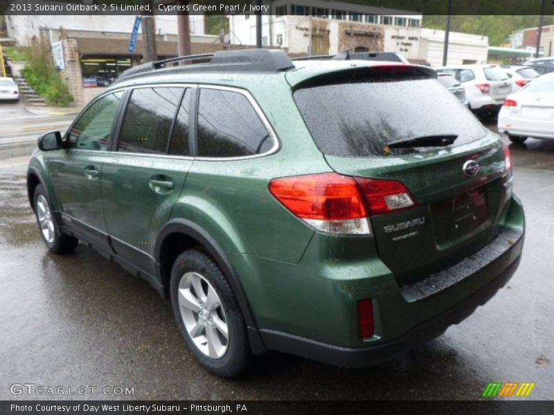 Cypress Green Pearl / Ivory 2013 Subaru Outback 2.5i Limited