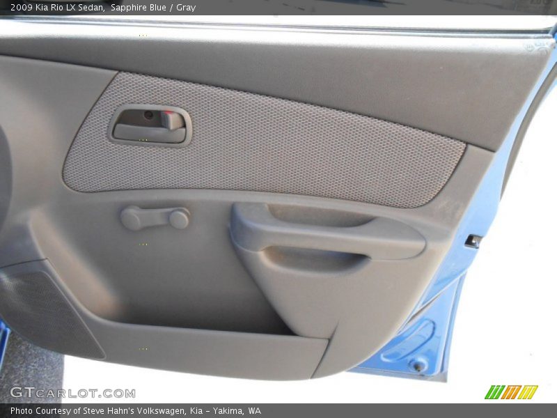 Sapphire Blue / Gray 2009 Kia Rio LX Sedan