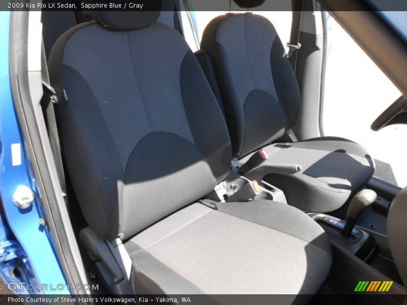 Sapphire Blue / Gray 2009 Kia Rio LX Sedan