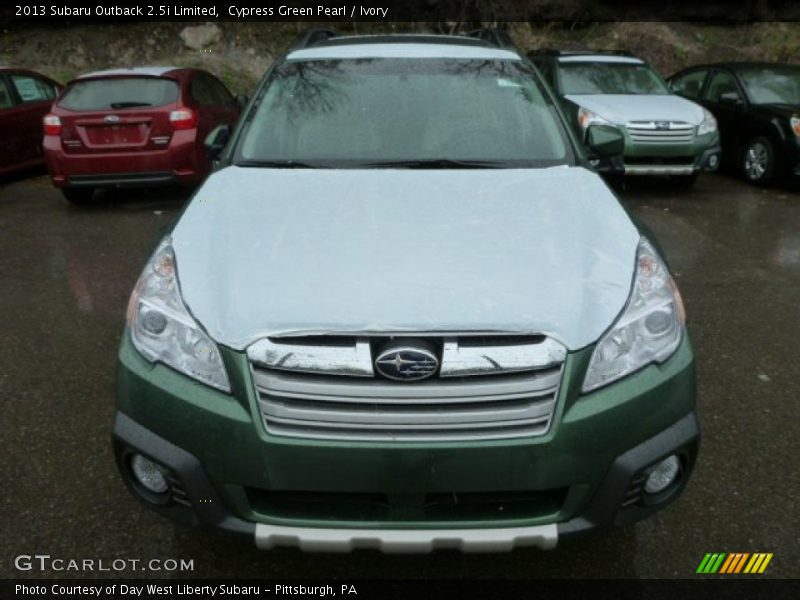 Cypress Green Pearl / Ivory 2013 Subaru Outback 2.5i Limited