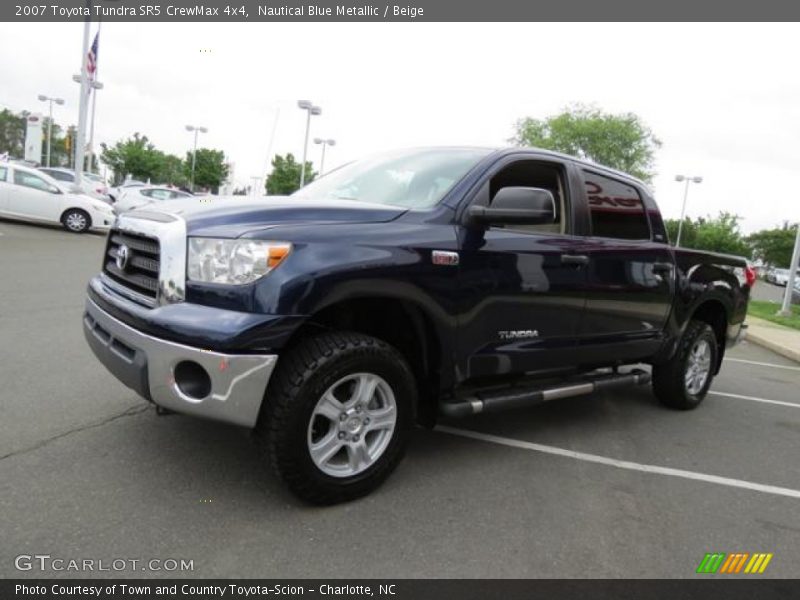 Nautical Blue Metallic / Beige 2007 Toyota Tundra SR5 CrewMax 4x4