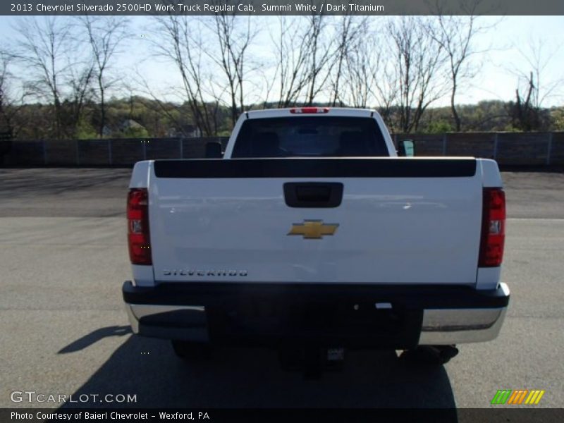 Summit White / Dark Titanium 2013 Chevrolet Silverado 2500HD Work Truck Regular Cab