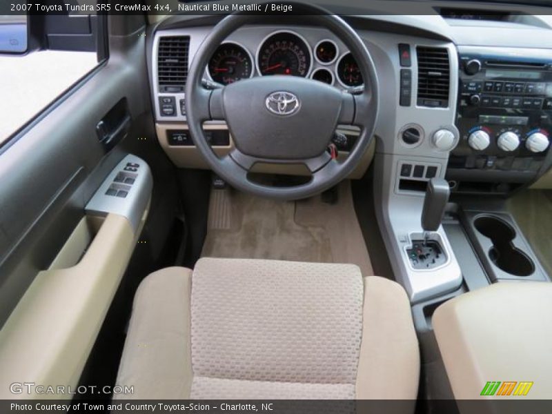 Nautical Blue Metallic / Beige 2007 Toyota Tundra SR5 CrewMax 4x4