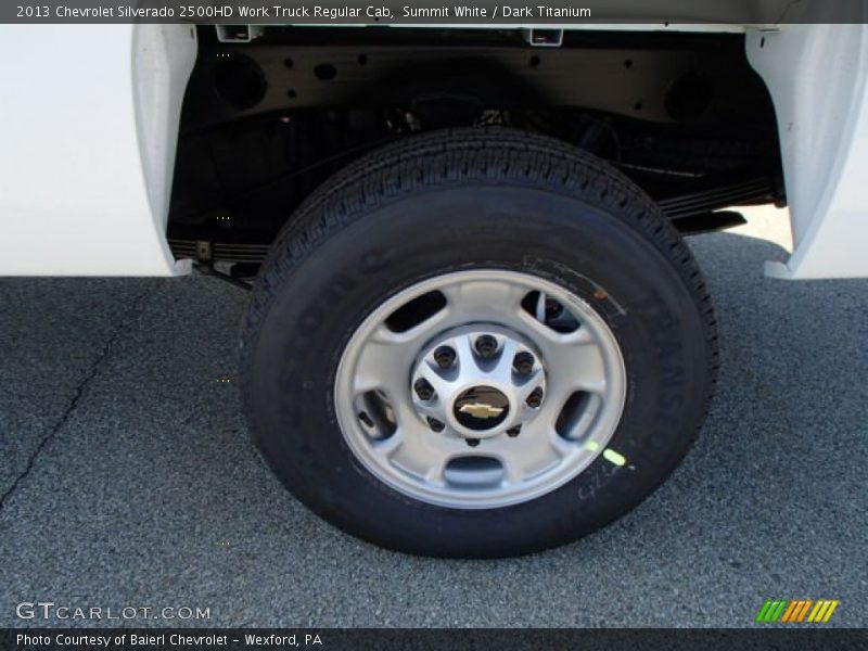 Summit White / Dark Titanium 2013 Chevrolet Silverado 2500HD Work Truck Regular Cab