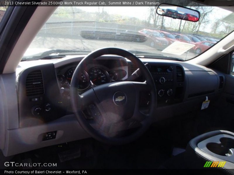Summit White / Dark Titanium 2013 Chevrolet Silverado 2500HD Work Truck Regular Cab