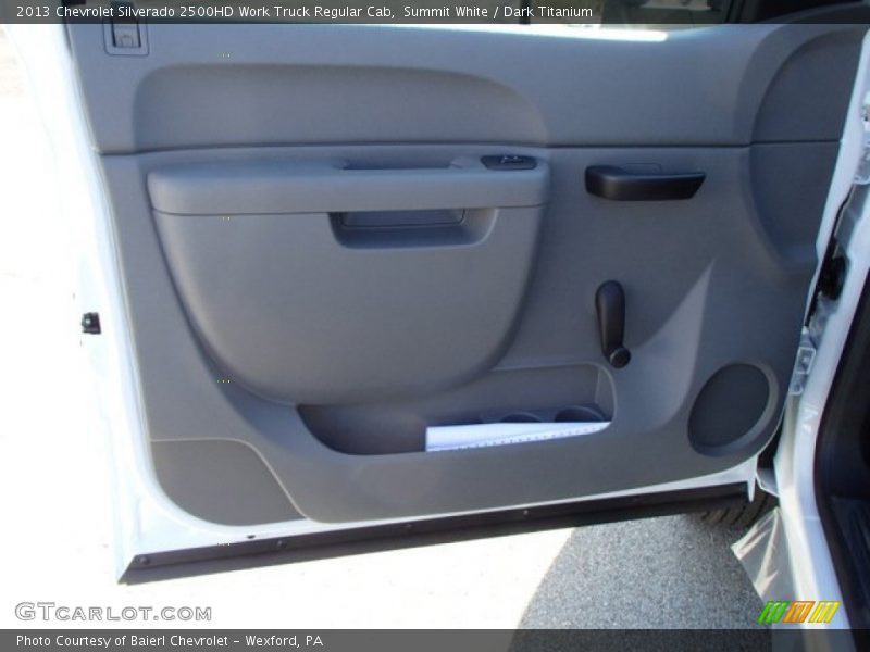 Summit White / Dark Titanium 2013 Chevrolet Silverado 2500HD Work Truck Regular Cab