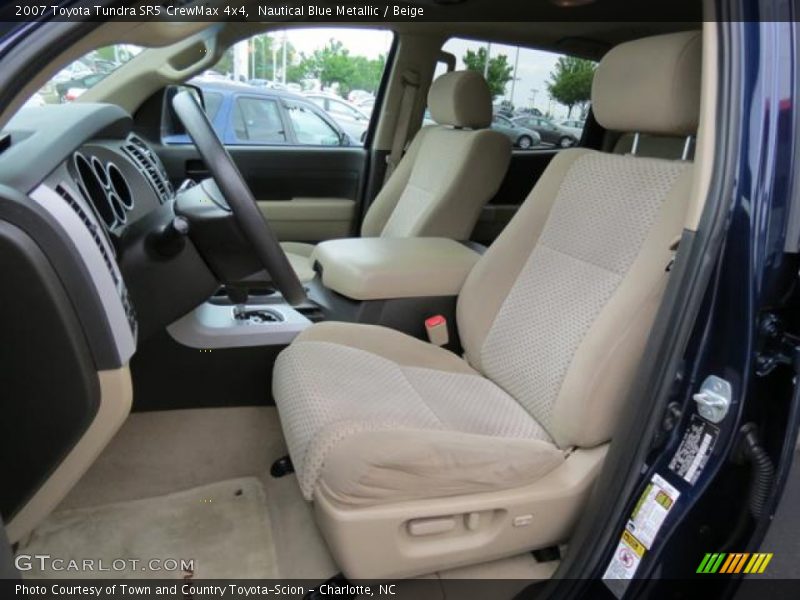 Nautical Blue Metallic / Beige 2007 Toyota Tundra SR5 CrewMax 4x4