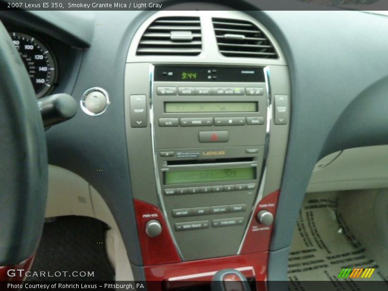 Controls of 2007 ES 350