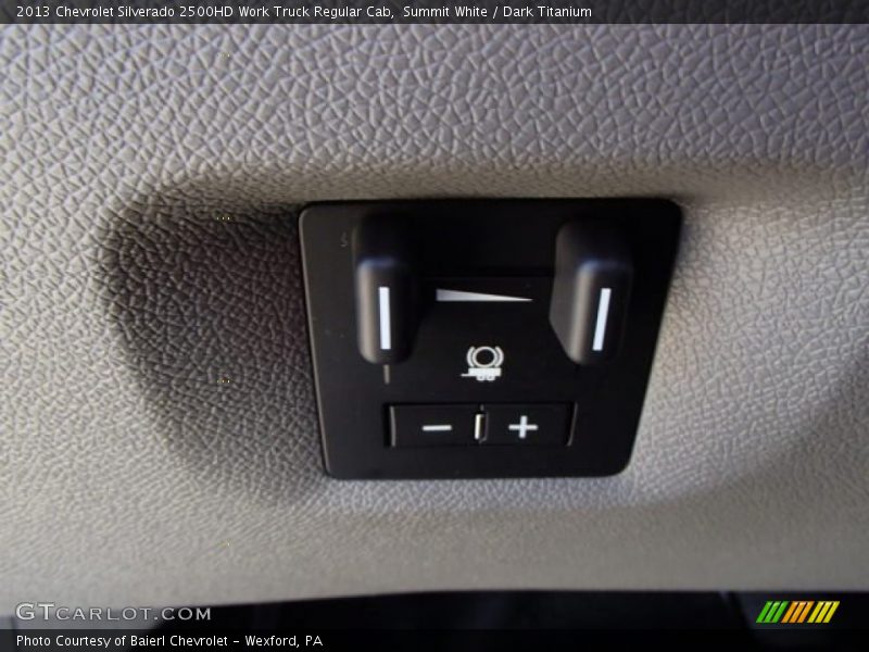 Summit White / Dark Titanium 2013 Chevrolet Silverado 2500HD Work Truck Regular Cab
