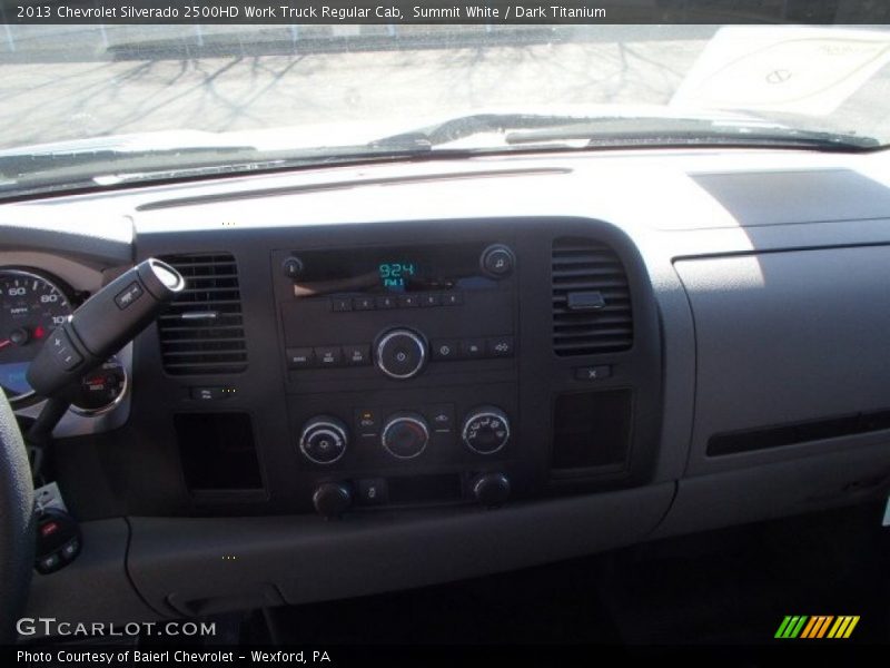 Summit White / Dark Titanium 2013 Chevrolet Silverado 2500HD Work Truck Regular Cab