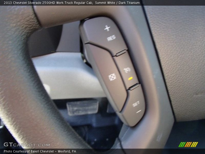 Summit White / Dark Titanium 2013 Chevrolet Silverado 2500HD Work Truck Regular Cab