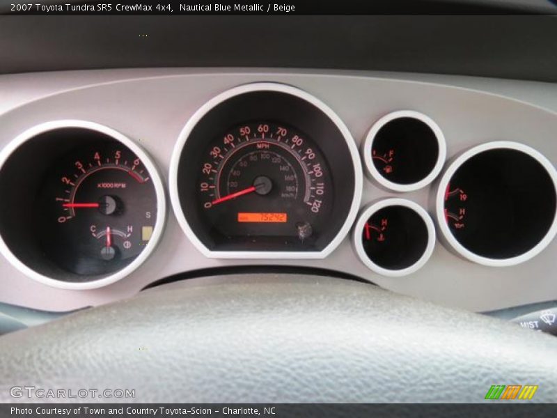 Nautical Blue Metallic / Beige 2007 Toyota Tundra SR5 CrewMax 4x4