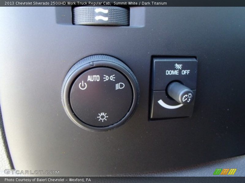 Summit White / Dark Titanium 2013 Chevrolet Silverado 2500HD Work Truck Regular Cab
