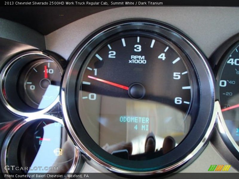 Summit White / Dark Titanium 2013 Chevrolet Silverado 2500HD Work Truck Regular Cab