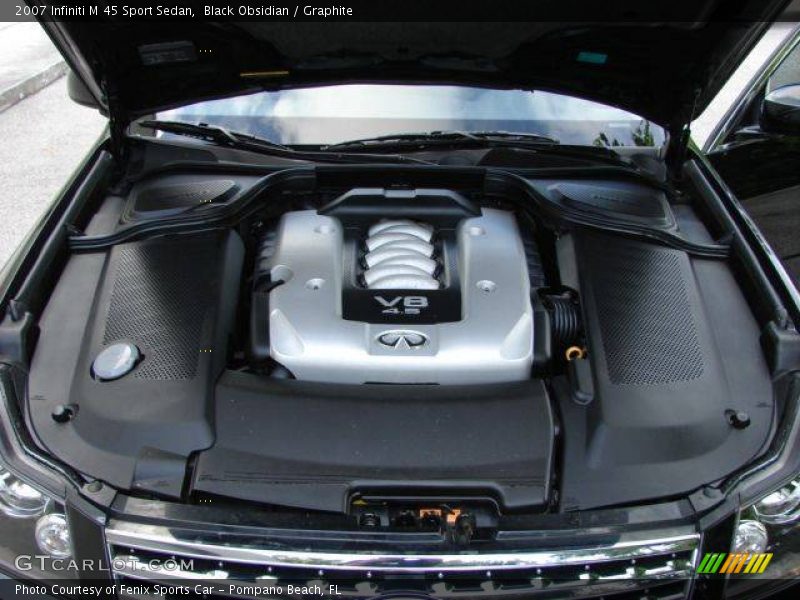 Black Obsidian / Graphite 2007 Infiniti M 45 Sport Sedan