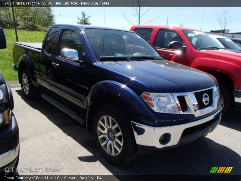 Navy Blue / Steel 2010 Nissan Frontier SE V6 King Cab 4x4