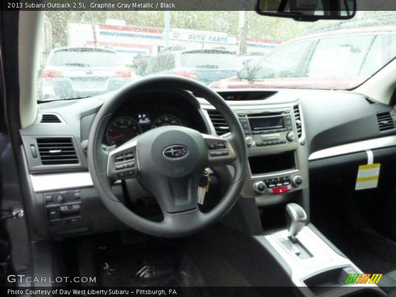 Graphite Gray Metallic / Black 2013 Subaru Outback 2.5i