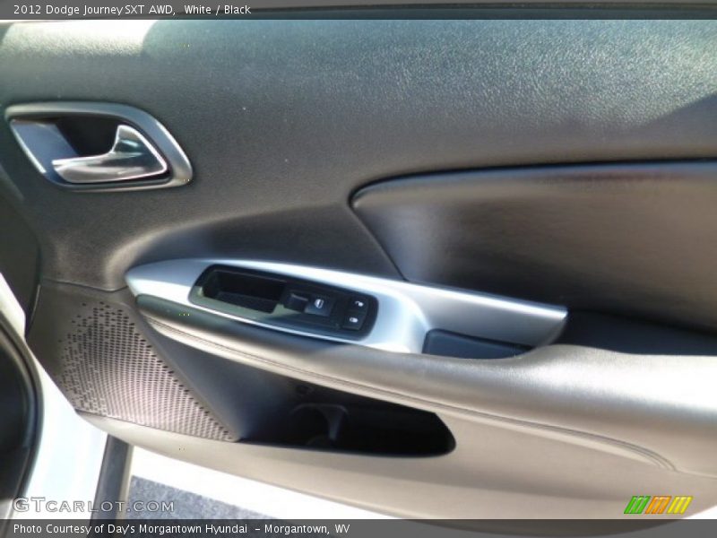 White / Black 2012 Dodge Journey SXT AWD