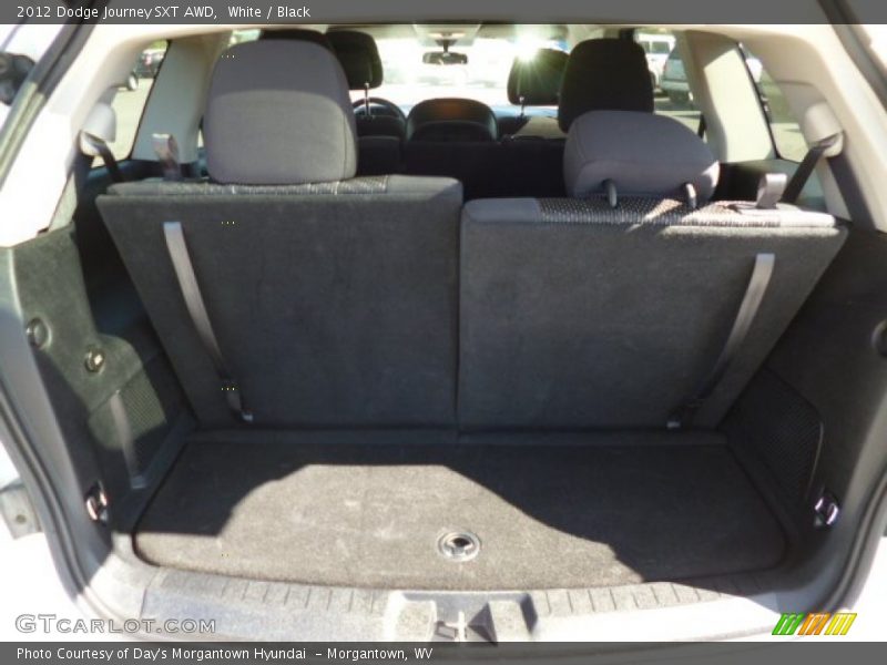 White / Black 2012 Dodge Journey SXT AWD