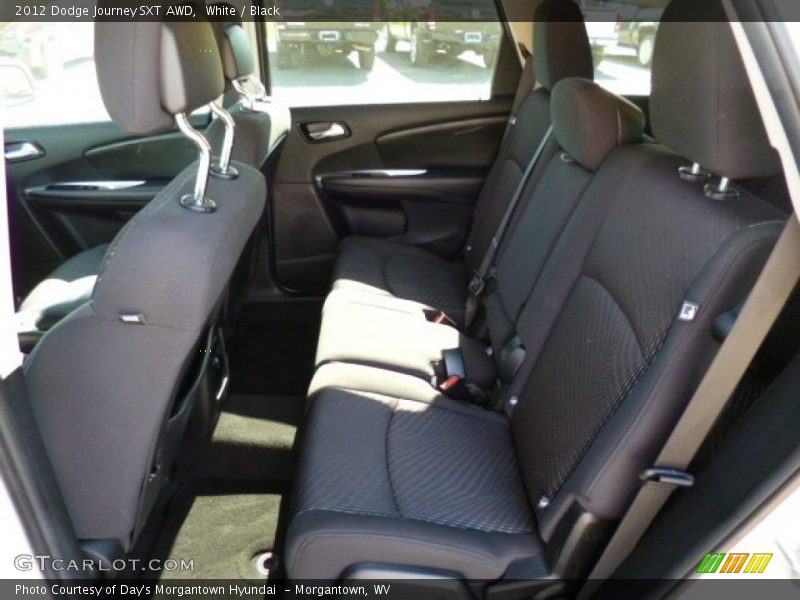 White / Black 2012 Dodge Journey SXT AWD