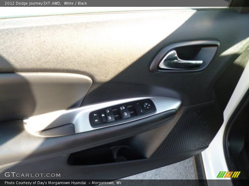 White / Black 2012 Dodge Journey SXT AWD
