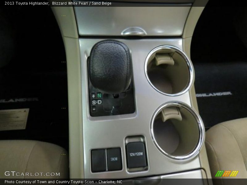 Blizzard White Pearl / Sand Beige 2013 Toyota Highlander