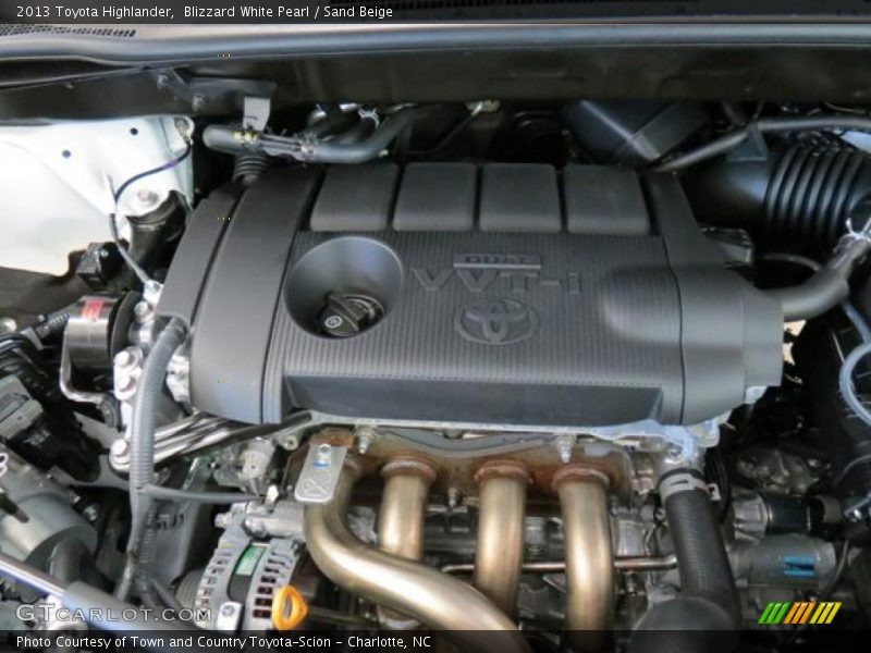 Blizzard White Pearl / Sand Beige 2013 Toyota Highlander