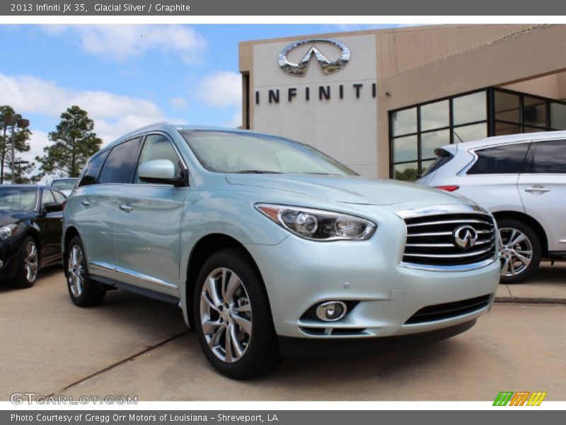 Glacial Silver / Graphite 2013 Infiniti JX 35