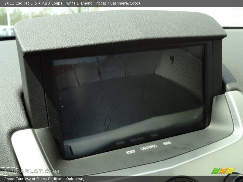 White Diamond Tricoat / Cashmere/Cocoa 2011 Cadillac CTS 4 AWD Coupe