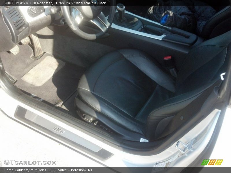 Titanium Silver Metallic / Black 2007 BMW Z4 3.0i Roadster
