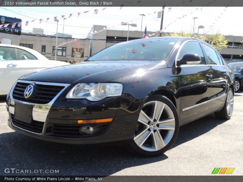 Deep Black / Black 2010 Volkswagen Passat Komfort Sedan