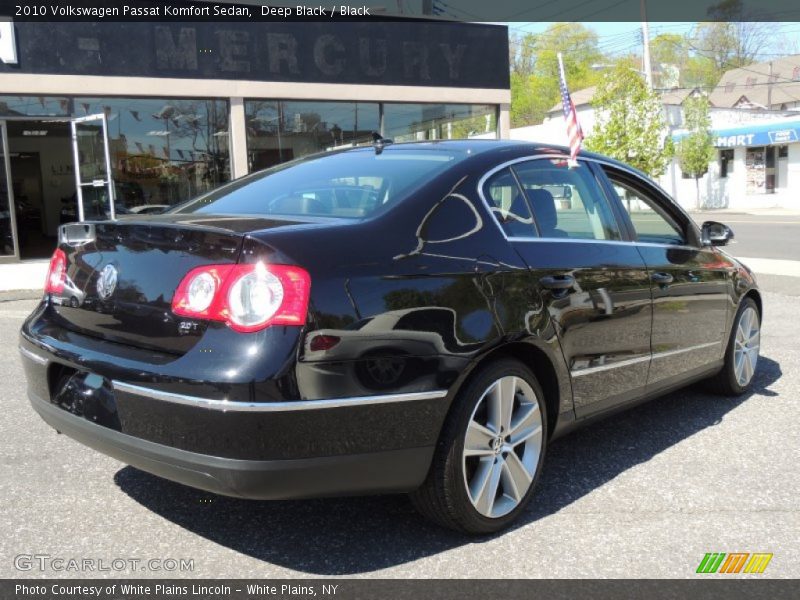 Deep Black / Black 2010 Volkswagen Passat Komfort Sedan
