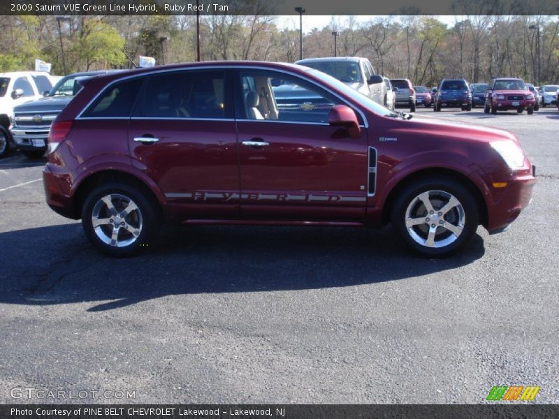 Ruby Red / Tan 2009 Saturn VUE Green Line Hybrid