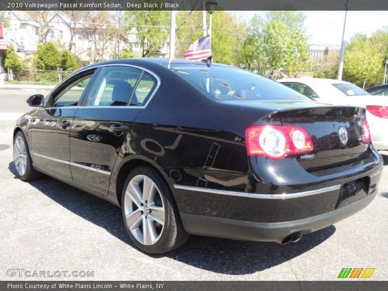 Deep Black / Black 2010 Volkswagen Passat Komfort Sedan