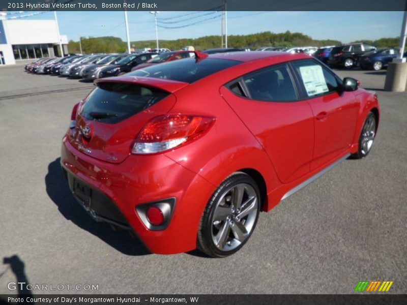 Boston Red / Black 2013 Hyundai Veloster Turbo
