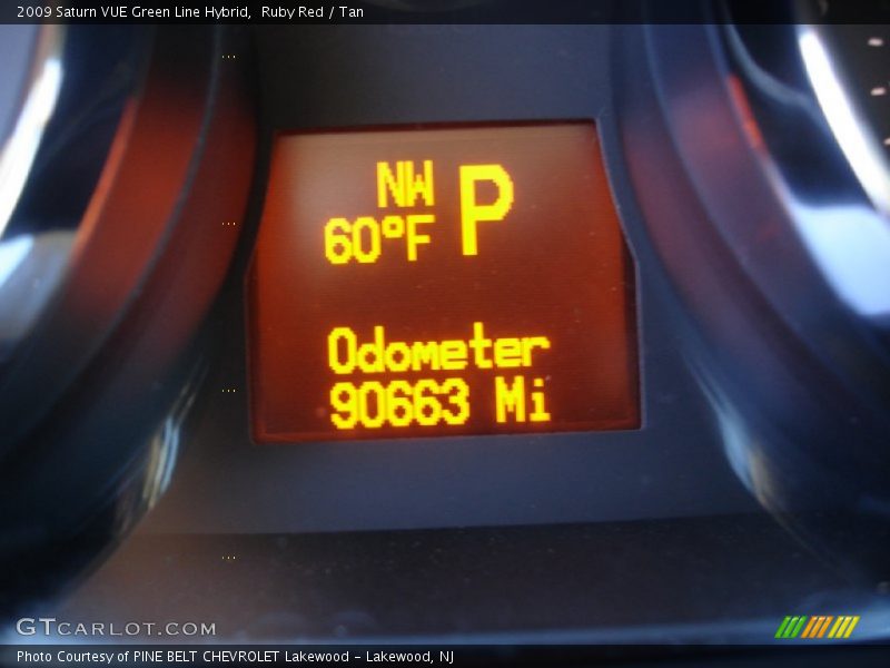 Ruby Red / Tan 2009 Saturn VUE Green Line Hybrid