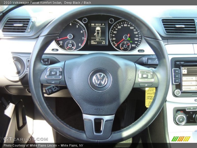 Deep Black / Black 2010 Volkswagen Passat Komfort Sedan