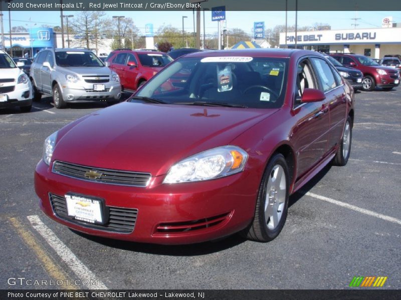 Red Jewel Tintcoat / Gray/Ebony Black 2008 Chevrolet Impala LT