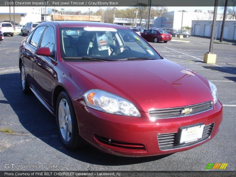 Red Jewel Tintcoat / Gray/Ebony Black 2008 Chevrolet Impala LT