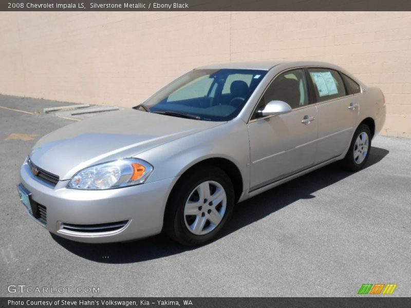 Silverstone Metallic / Ebony Black 2008 Chevrolet Impala LS