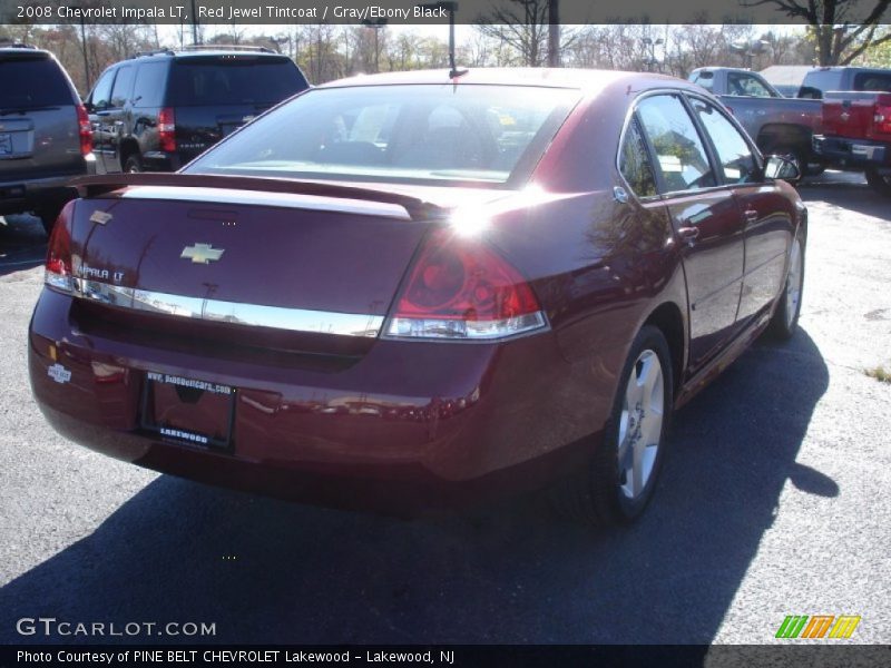 Red Jewel Tintcoat / Gray/Ebony Black 2008 Chevrolet Impala LT