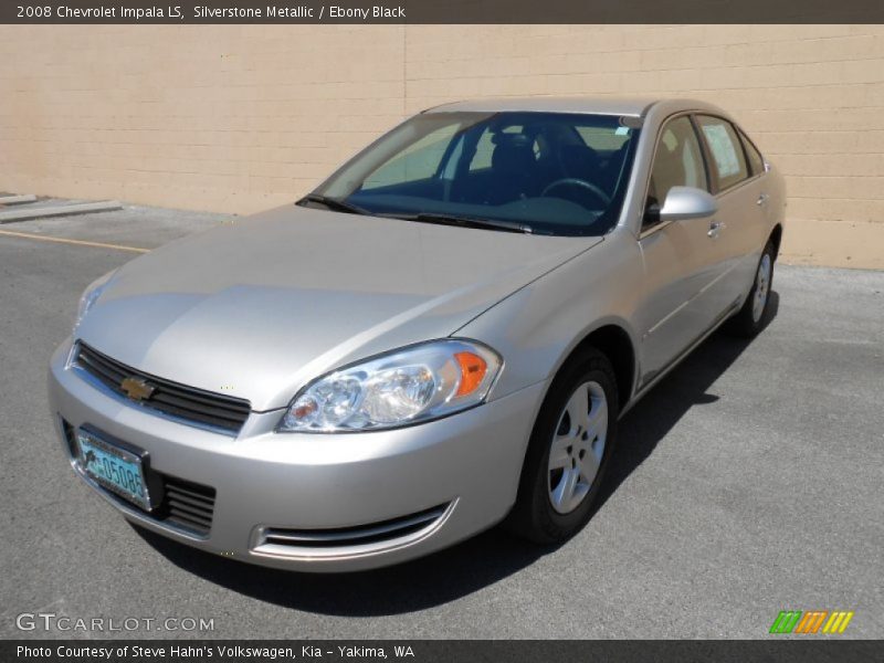 Silverstone Metallic / Ebony Black 2008 Chevrolet Impala LS