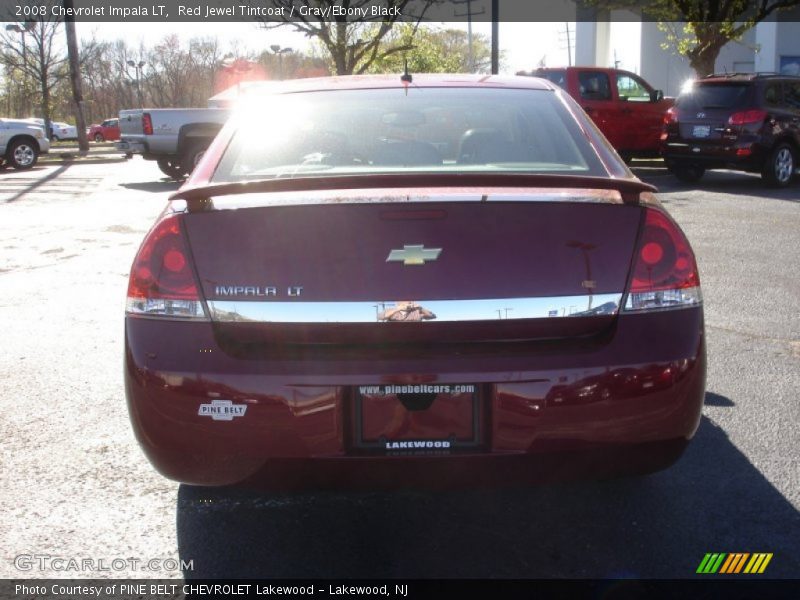 Red Jewel Tintcoat / Gray/Ebony Black 2008 Chevrolet Impala LT