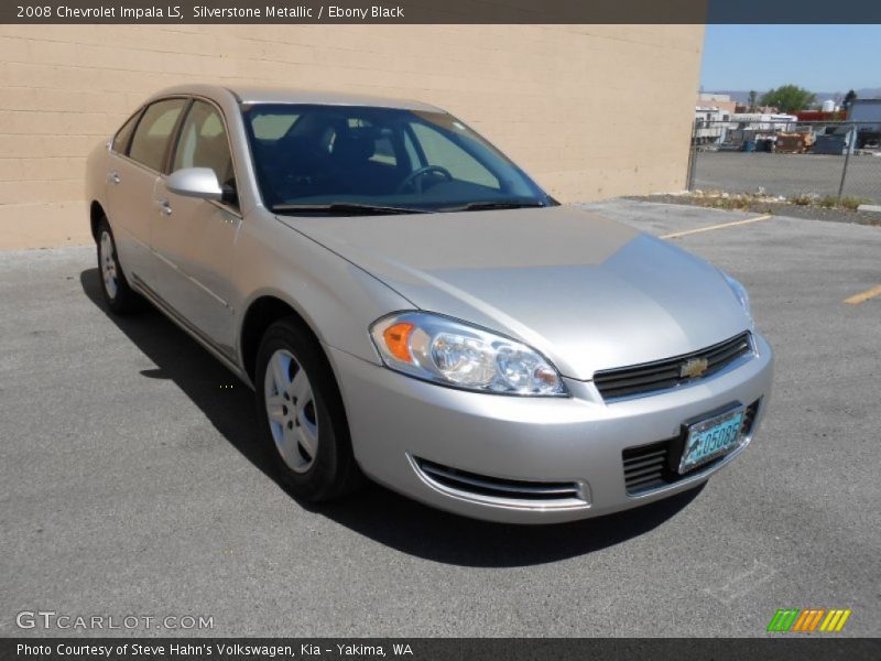 Silverstone Metallic / Ebony Black 2008 Chevrolet Impala LS