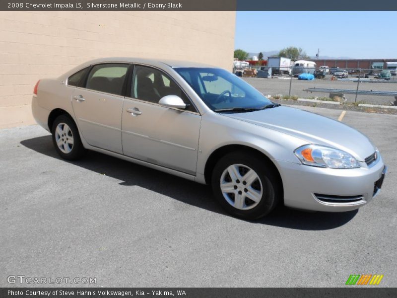 Silverstone Metallic / Ebony Black 2008 Chevrolet Impala LS