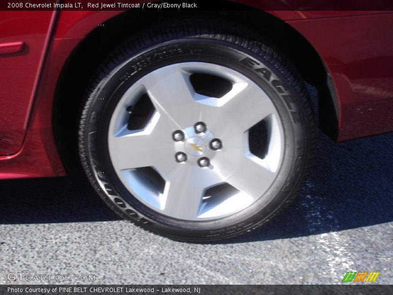 Red Jewel Tintcoat / Gray/Ebony Black 2008 Chevrolet Impala LT